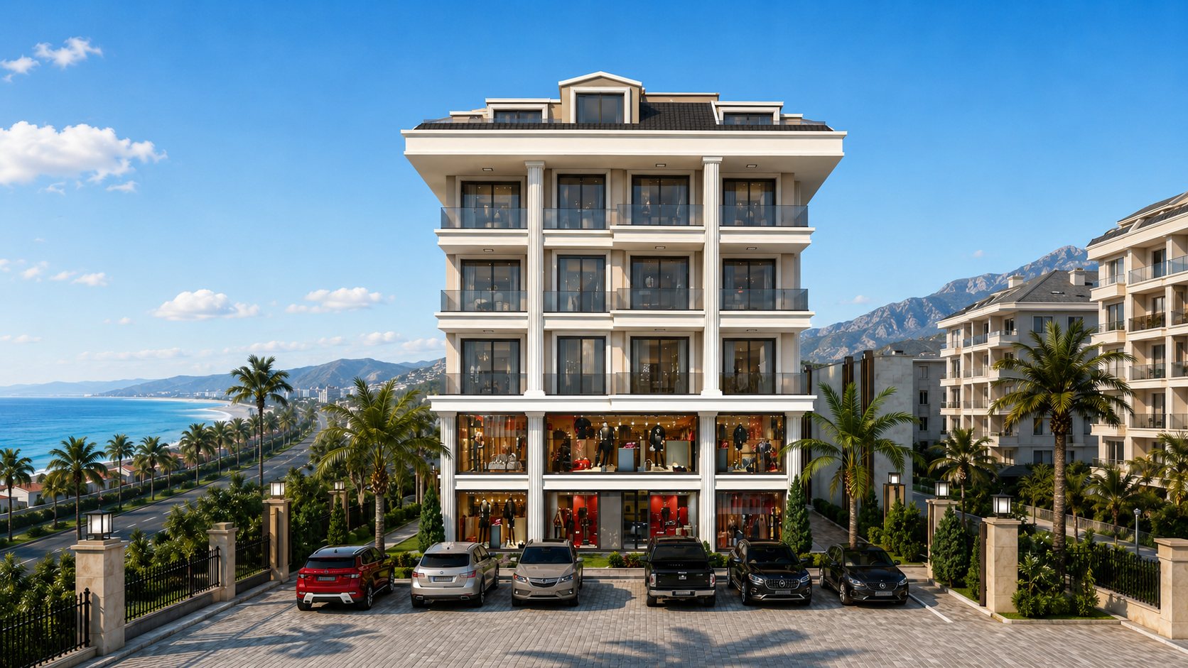 SES LAND ALANYA — фасад здания