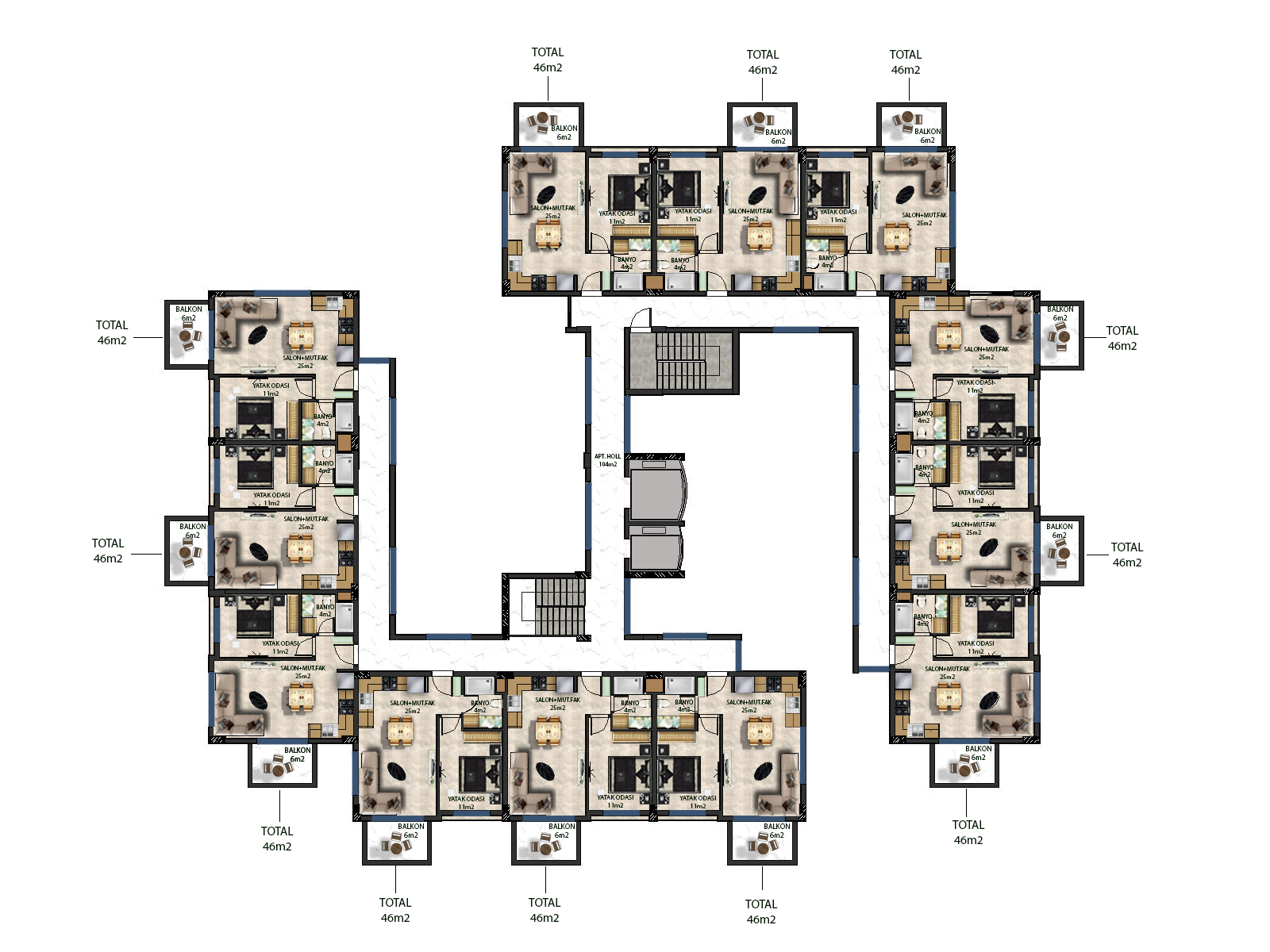 Typical floor