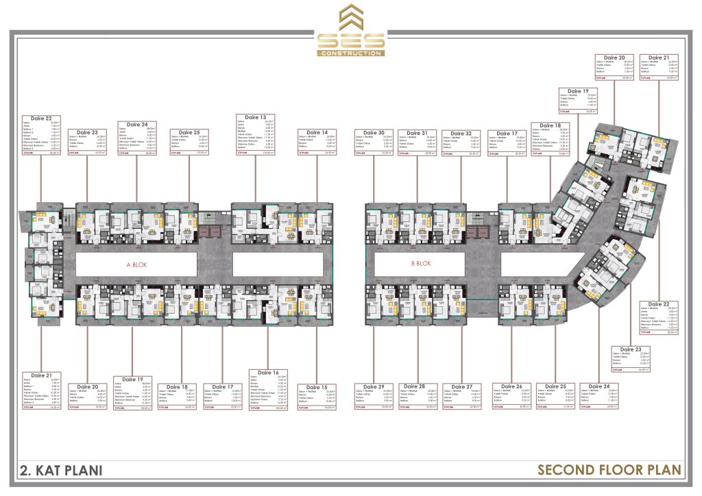 2.kat planı